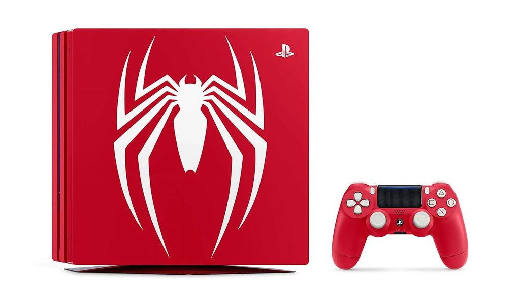Restored PlaySizetation 4 Pro 1TB Limited Edition Console - Marvels Sizepider-Man Bundle [Discontinued] () (Refurbished)