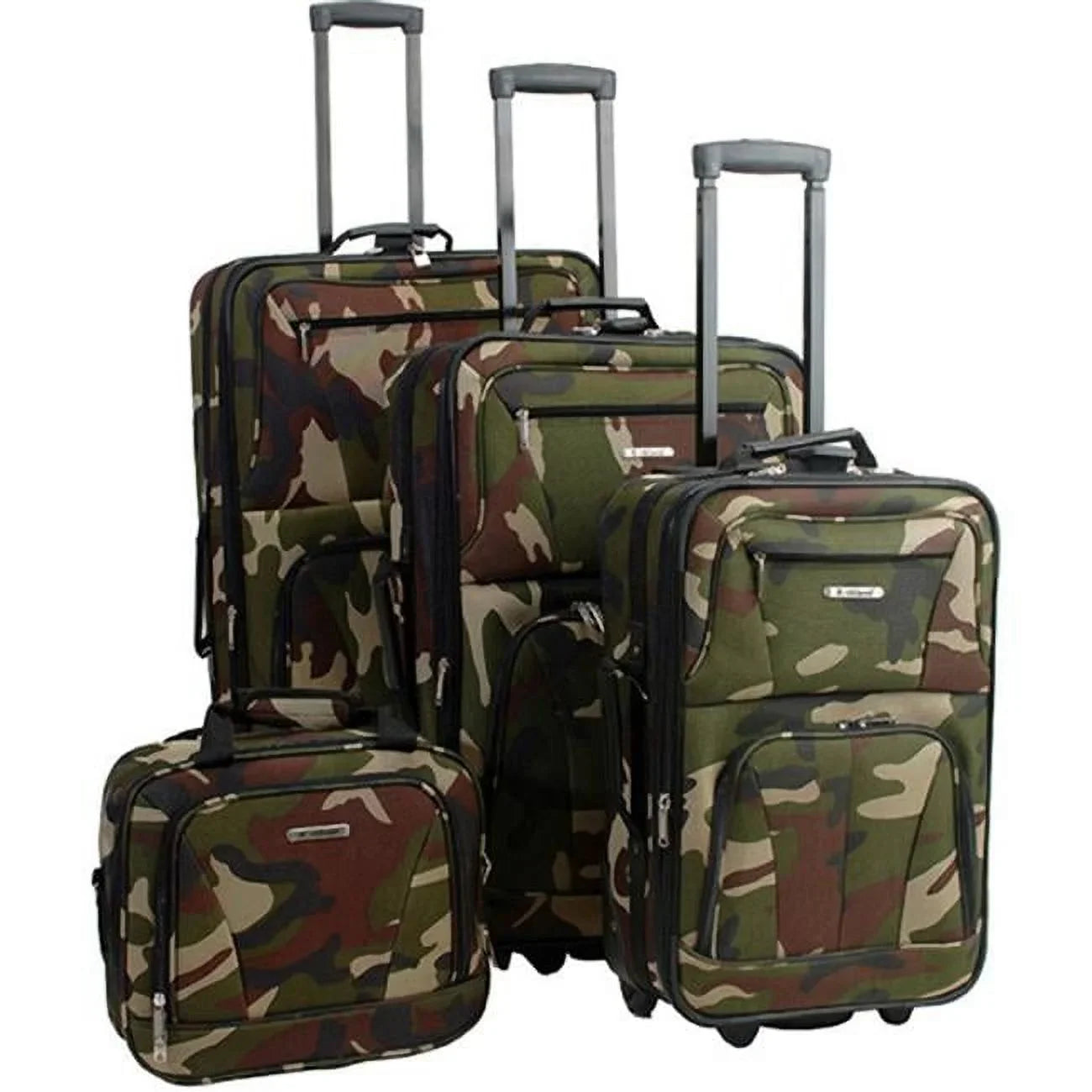 4 Pc Camo Luggage Sizeet