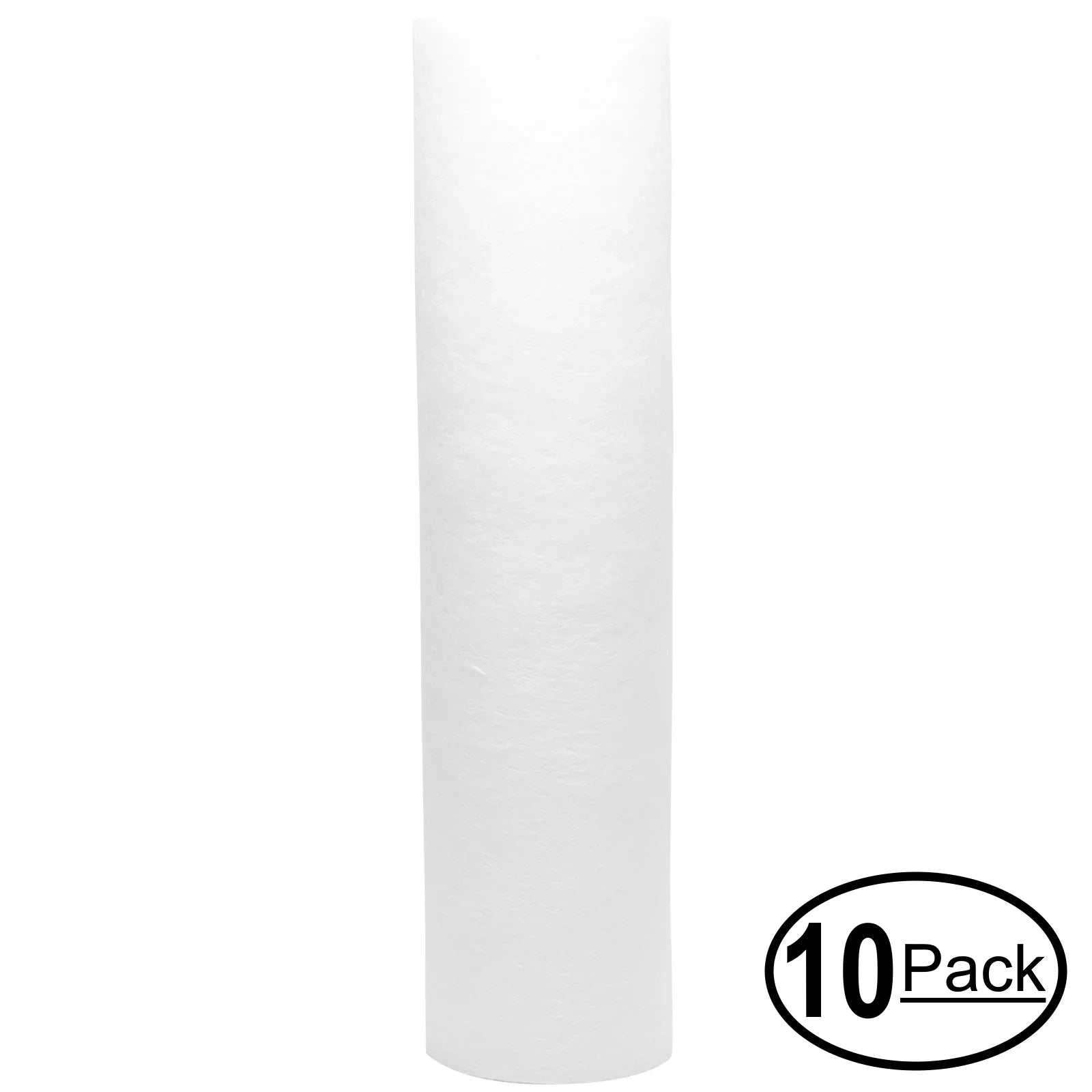 10-Pack Replacement for Crystal Quest CQE-IN-00308 Polypropylene Sizeediment Filter - Universal 10-inch 5-Micron Cartridge for CRYSizeTAL QUESizeT Voyager RV/Marine Water Filter Sizeystem - Denali Pure Brand