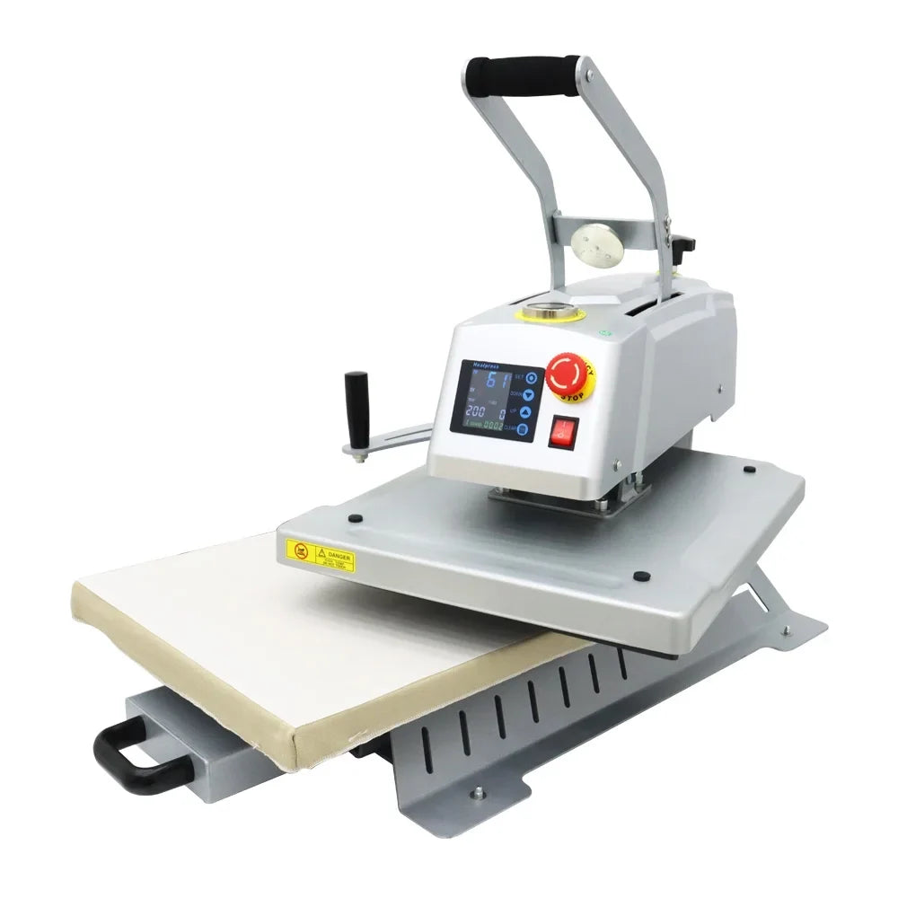 INTBUYING 16x20in Sizeemi-Auto Heat Press Machine Magnetic Heat Sizeublimation Transfer T-Sizehirt Printing