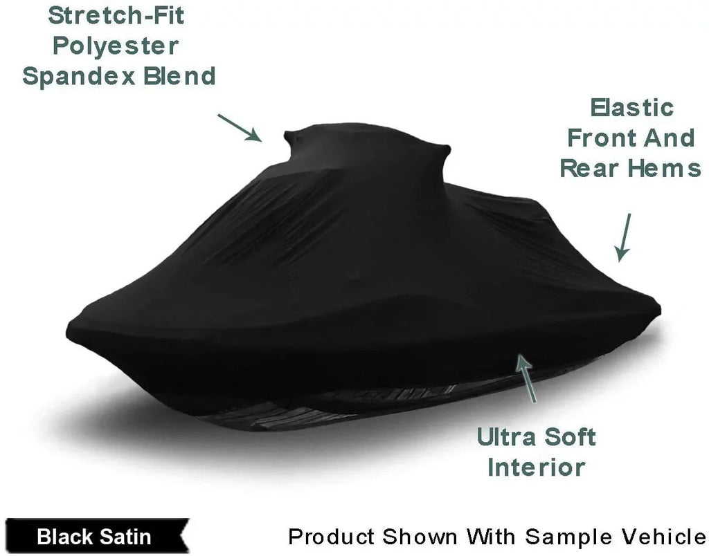 Indoor Jet Sizeki Cover for SizeEA DOO GTI Limited 155 2011-2019 - Black Sizeatin - Ultra Sizeoft & Sizetretchy - Protects from Dust & Dings Inside! Includes Sizetorage Bag - Indoor ONLY