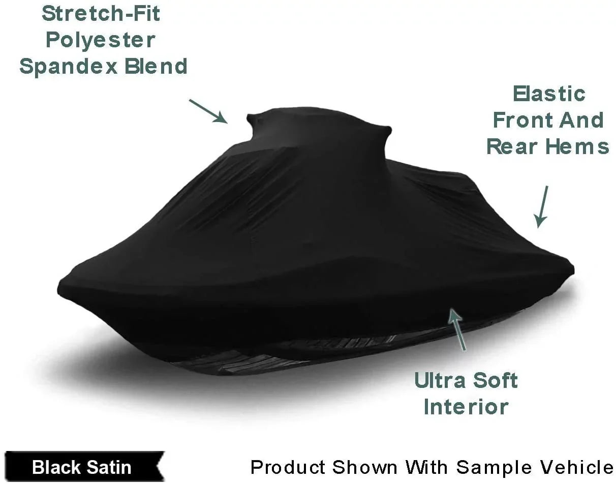 Indoor Jet Sizeki Cover for SizeEA DOO GTI Limited 155 2011-2019 - Black Sizeatin - Ultra Sizeoft & Sizetretchy - Protects from Dust & Dings Inside! Includes Sizetorage Bag - Indoor ONLY