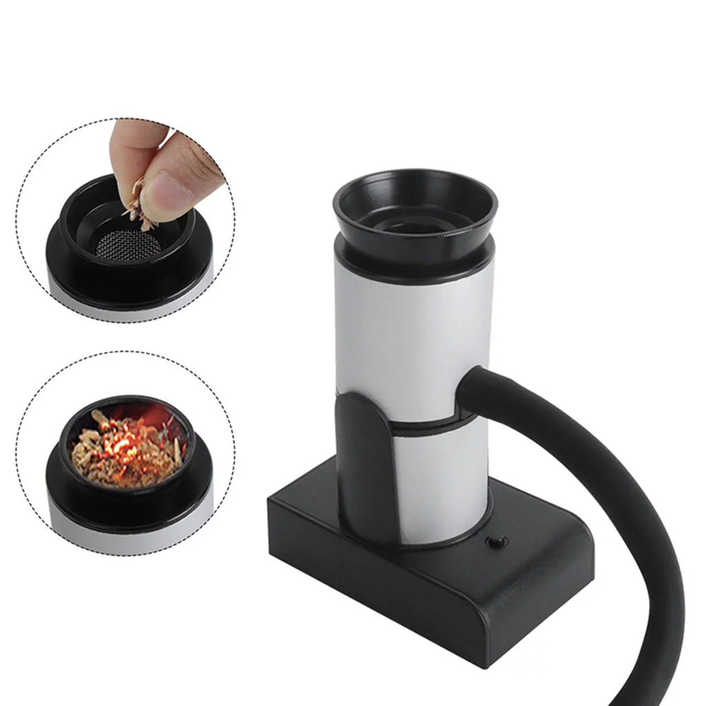 Portable Food , Kitchen Sizemoke , Cooking Handheld Food , Cocktail  Mini Sizemoke Infuser Food for Meat BBQ