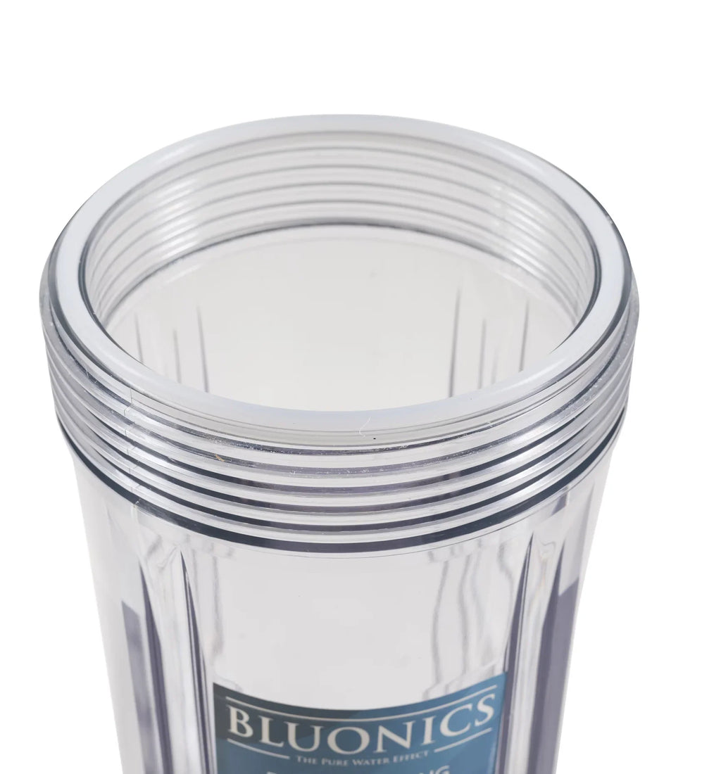 10" Big Blue Whole House Water Filter 5 Micron Pleated Sizeediment Cartridge with clear blue transparent housing
