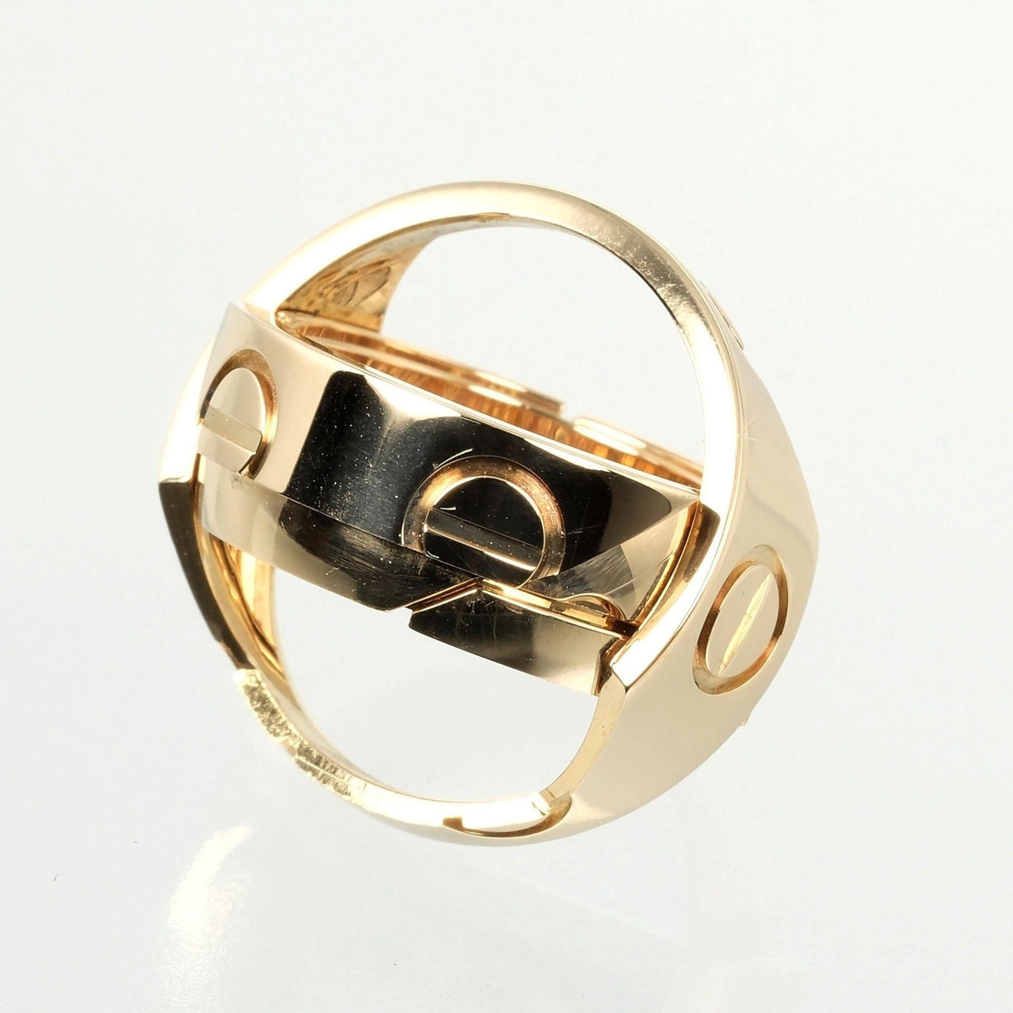 Pre-Owned Cartier Astro Love size 9 ring, K18 YG yellow gold, approx. 11.68g I132124018 (Good)