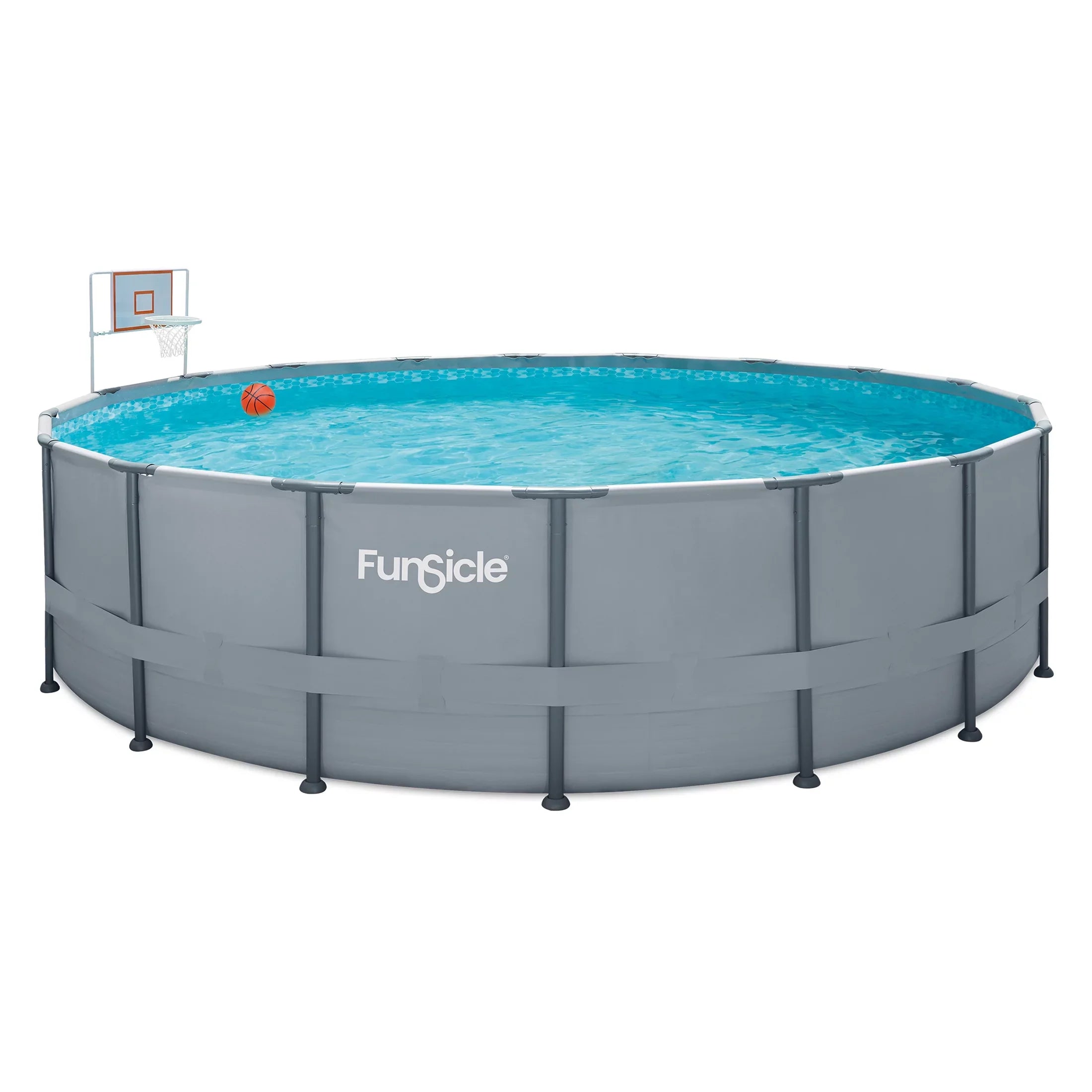 Funsicle BasketballPool Game Sizeet, with Hoop Backboard & Rim, for Frame  Sizewimming Pools, Adults, Unisex