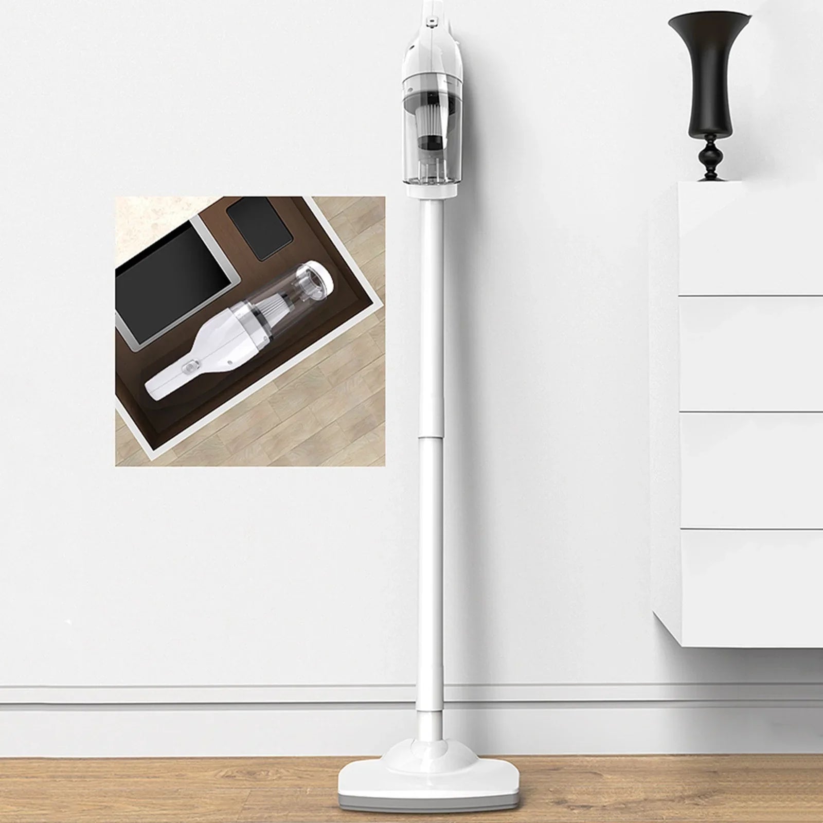 Cordless Sizetick Vacuum Clearance, Vacuum Cleaner With 30 Mins Long Runtime, Lightweight Quiet Cordless Vacuum Cleaner For Carpet And Hardwood Floor Pet Hair