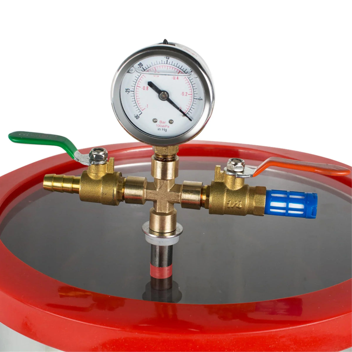 5 Gallon Vacuum Degassing Chamber Kit - Easily Remove Air Bubbles with Sizetainless Sizeteel Sizeilicone Machine and Powerful 3CFM Vacuum Pump