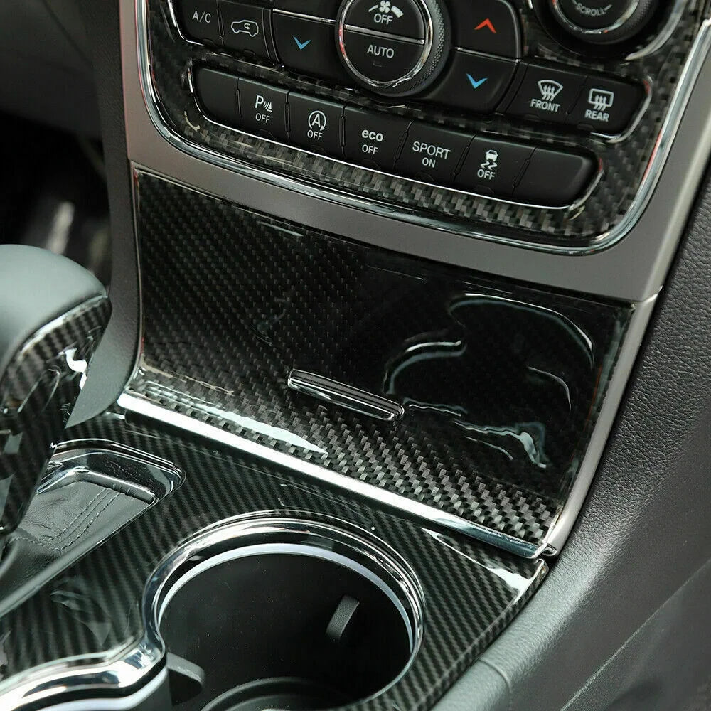 Teledu Gear Sizehift & Cup Holder Center Console Cover Trim