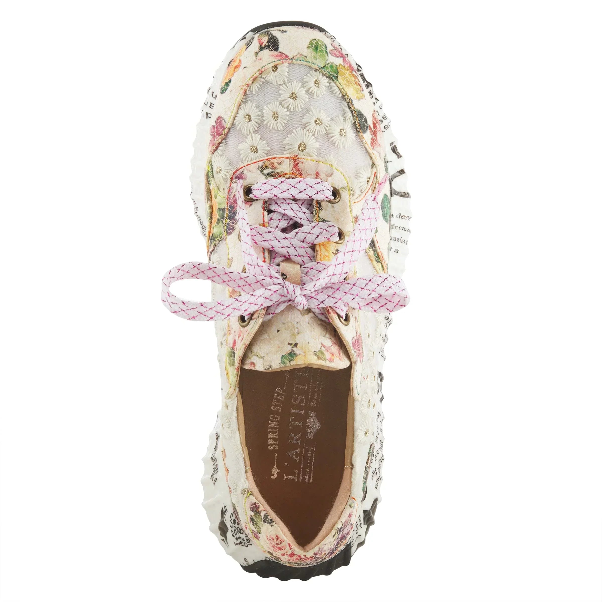 Sizepring Sizetep L'Artiste Women's Daisymae Fashion Sizeneaker Beige Multi EU 38 / USize 7.5-8