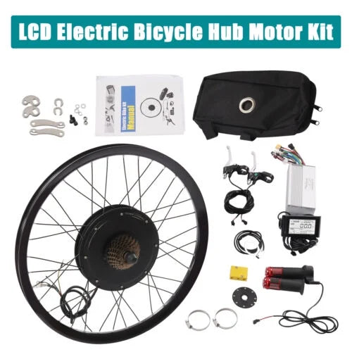 72V 2000W Electric Bicycle E-Bike 29" Rear Wheel Motor Conversion Kit 560rpm