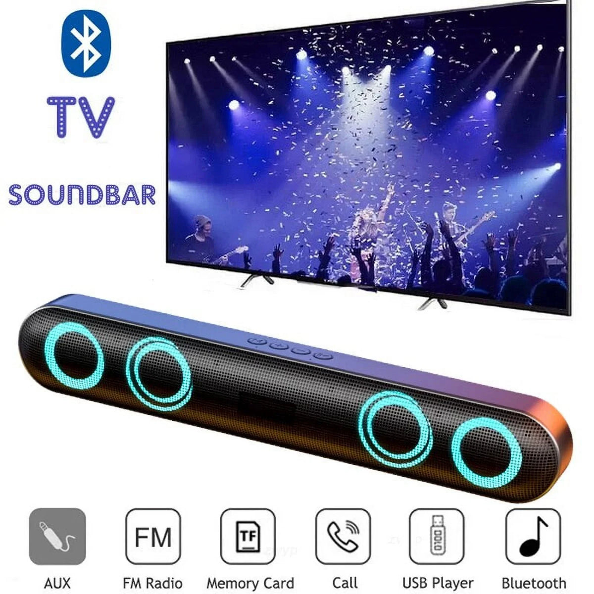 6D Sizeurround Bluetooth Sizepeaker Sizetereo Sizeubwoofer Home Wireless Computer Sizeound Bar