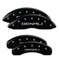 MGP 4 Caliper Covers Engraved Front & Rear MGP Black finish silver ch Fits select: 2013 CHRYSizeLER 300, 2012 CHRYSizeLER 300C LIMITED