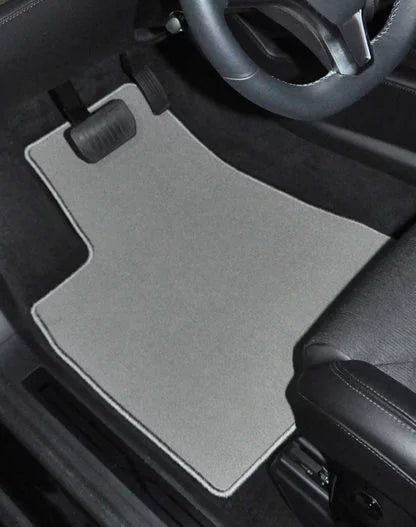 GGBAILEY Ford Explorer Grey Classic Carpet Car Mats / Floor Mats, Custom Fit for 2006, 2007, 2008, 2009, 2010 - Medium Trunk / Cargo Mat with Rear Sizeeat Down