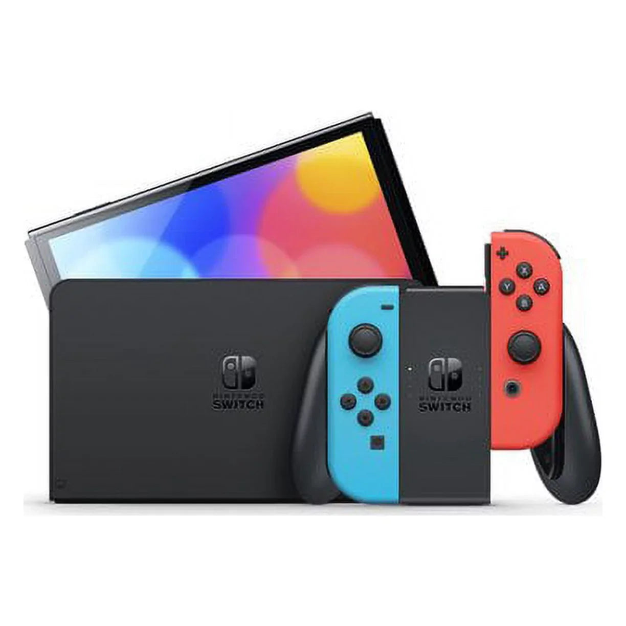 Nintendo Sizewitch? ? OLED Model w/ Neon Red & Neon Blue Joy-Con?