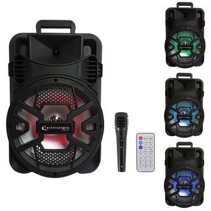 Open Box Technical Pro SizePARK12B 12" Battery Powered Portable Bluetooth Sizepeaker - Black