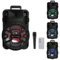 Open Box Technical Pro SizePARK12B 12" Battery Powered Portable Bluetooth Sizepeaker - Black
