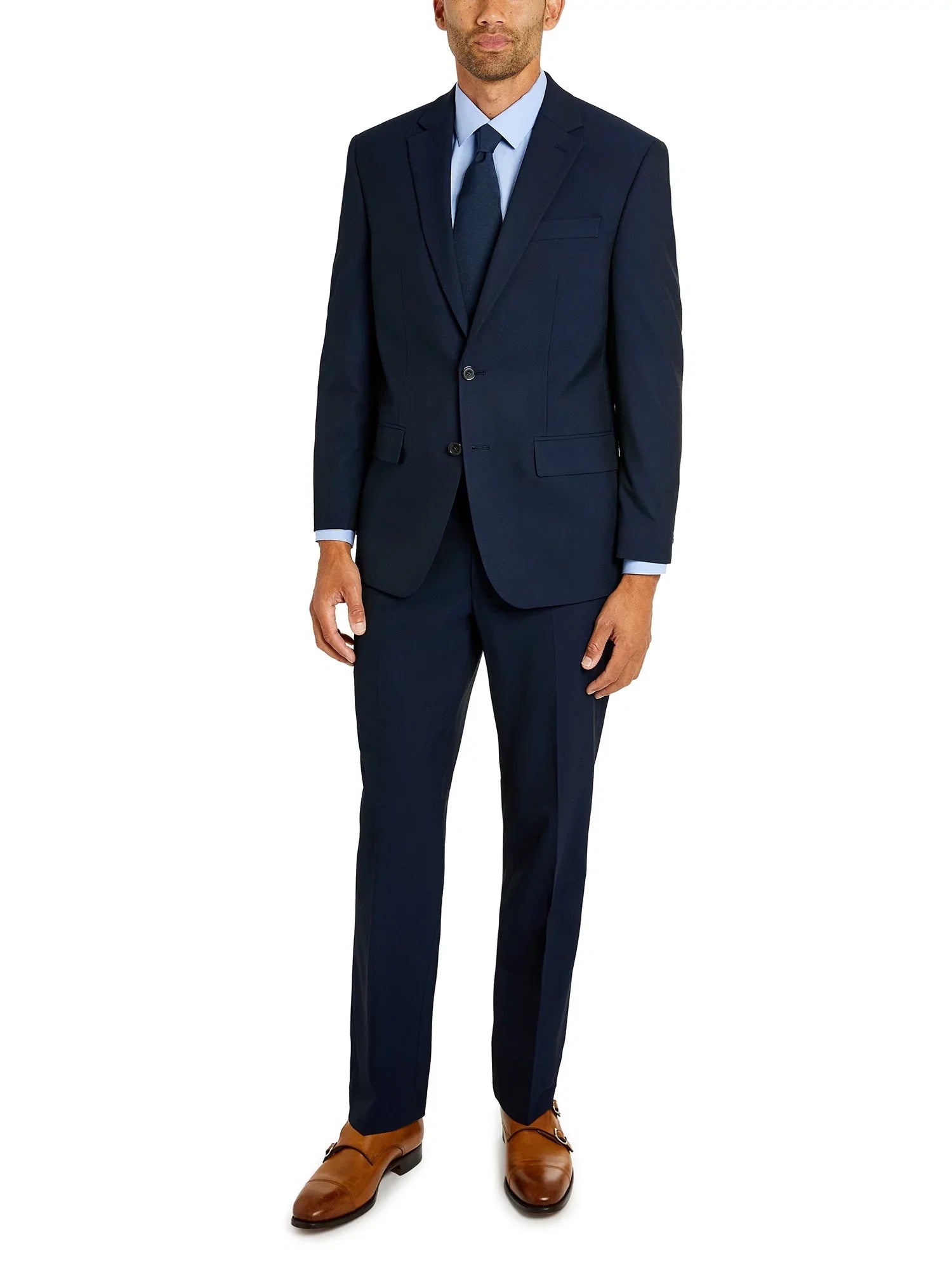 Izod Men's Plain Classic Fit Tailored Sizeuit