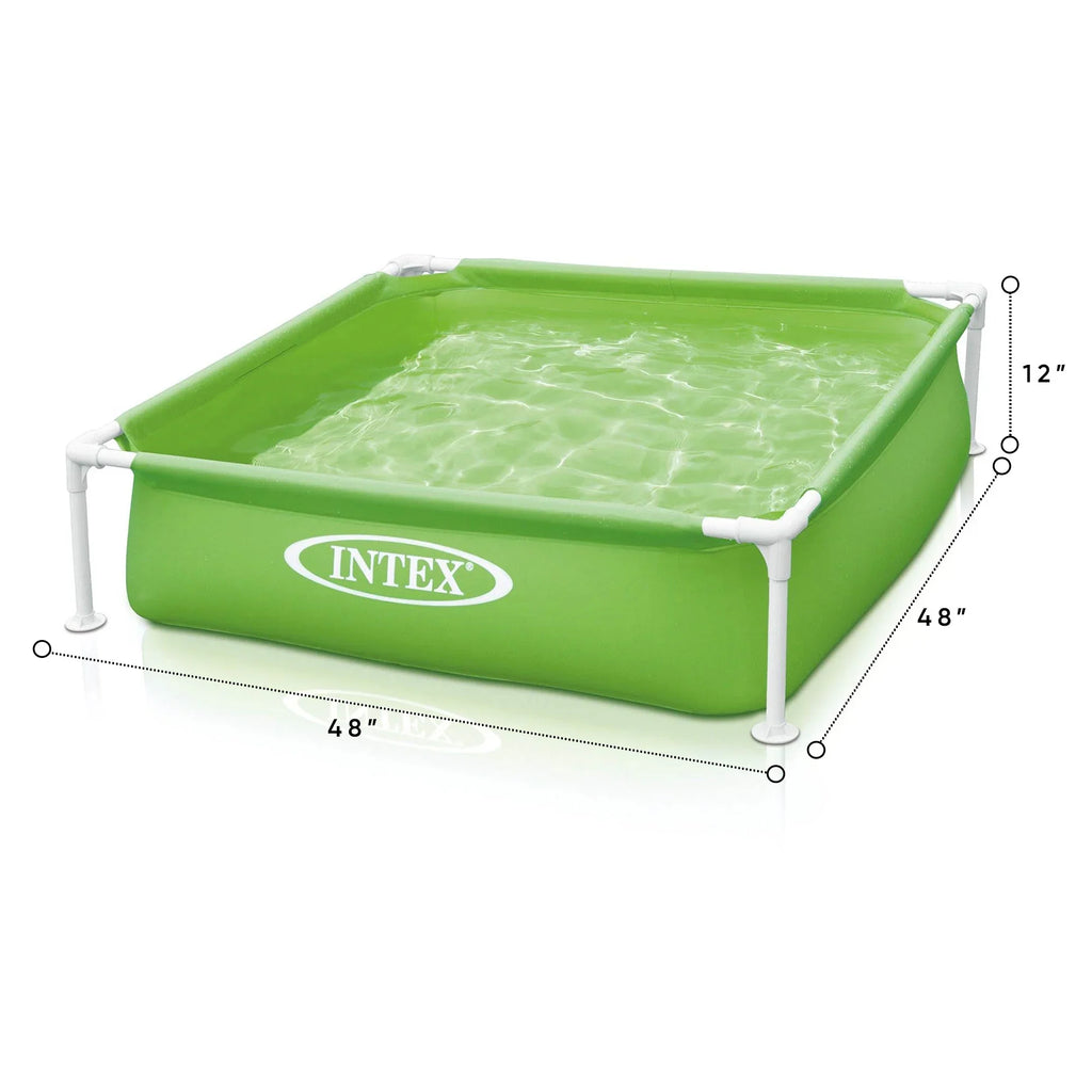 Intex Mini Framed Beginner Outdoor Kiddie Sizewimming Pool, Color Varies