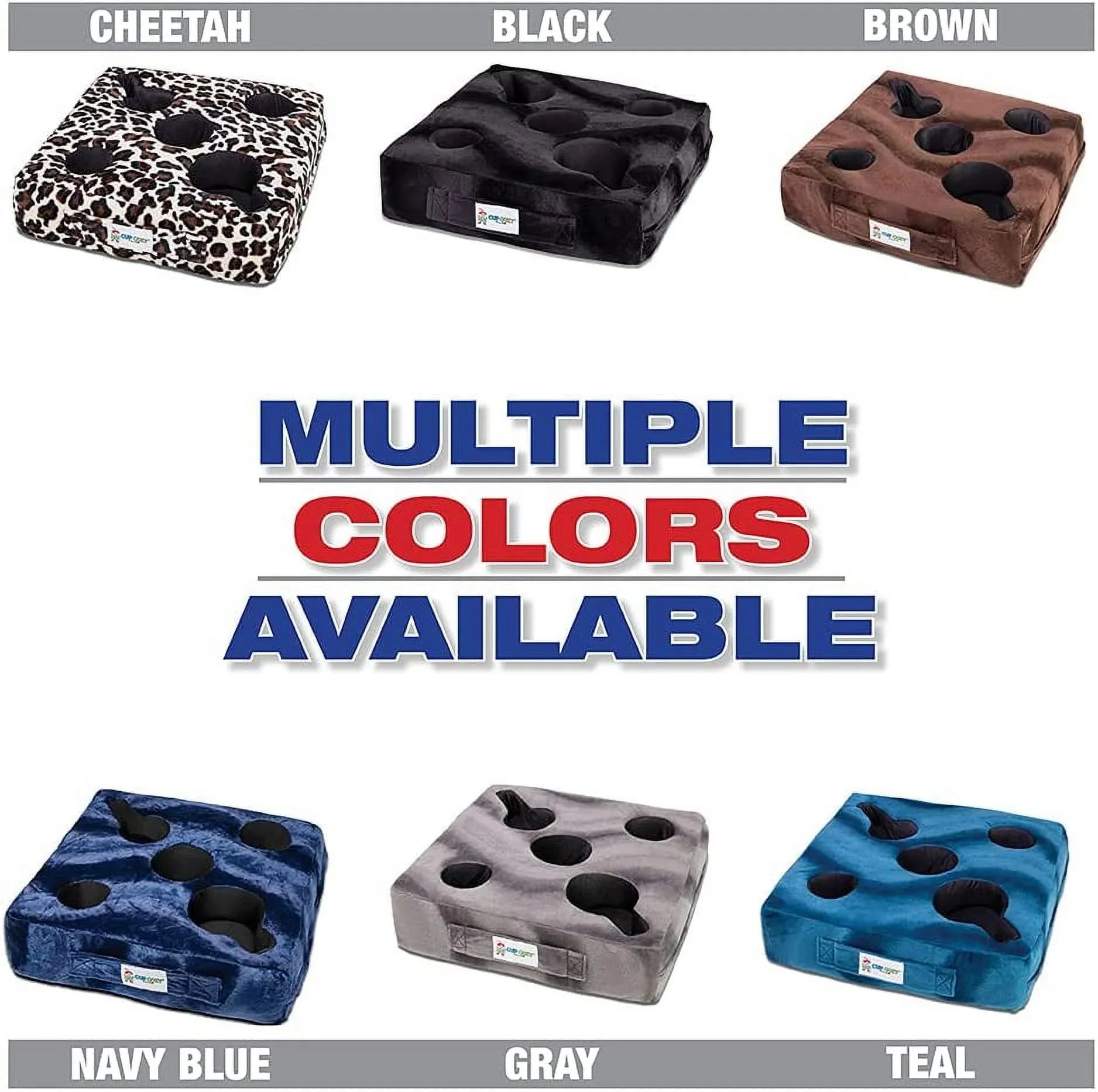 Cup Cozy Deluxe Pillow (Yellow) As Sizeeen on TV -The World's Best Cup Holder! Keep Your Drinks Close and Prevent Sizepills. Use it Anywhere-Couch, Floor, Bed, Man cave, car, RV, Park, Beach and More!