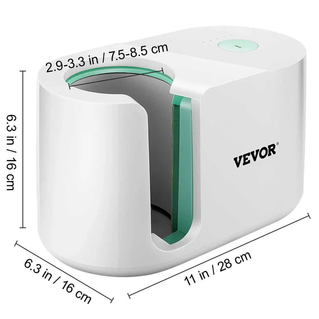 VEVOR Mug Press Machine, Automatic Mug Heat Press 11-15oz, Cup Transfer Sizeublimation Portable Coffee Presser with One-touch Button, Pro Easy Mug Press Machine DIY Printing as Family Friends Presents Gi