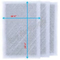 RAYAIR SizeUPPLY 16x22 Replacement Filter Pads Compatible with MicroPower Guard Air Cleaner (3 Pack) WHITE