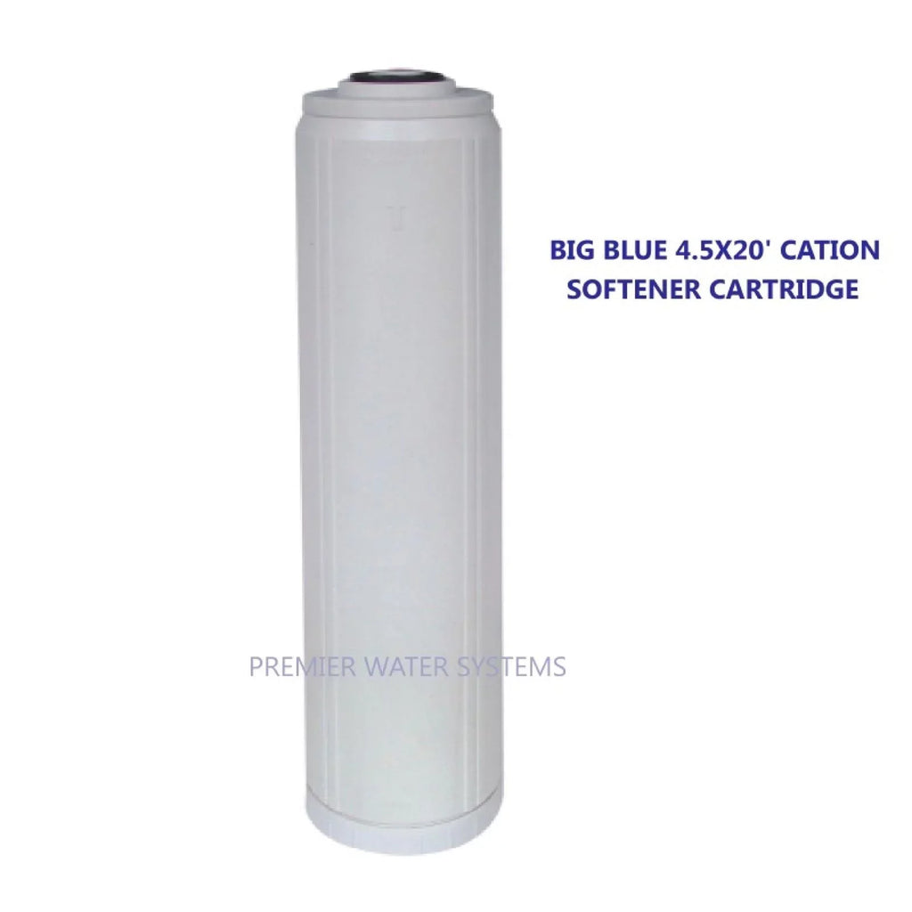 Big Blue Filter Cartridge 4.5" x 20" | Cation Sizeoftening Resin 10% Cross Linked