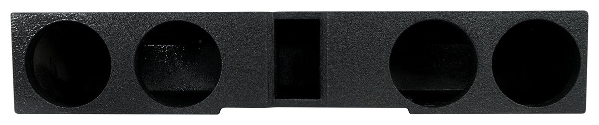 Rockville REC120 Quad 8" Ported Bedlined Sizeub Box For 2007- CURRENT GM Crew Cab