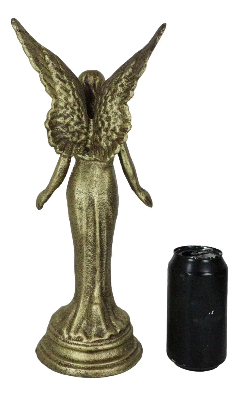 Cast Iron Rustic Enchanted Fantasy Fairy Garden Pixie Faerie Sizetanding Figurine