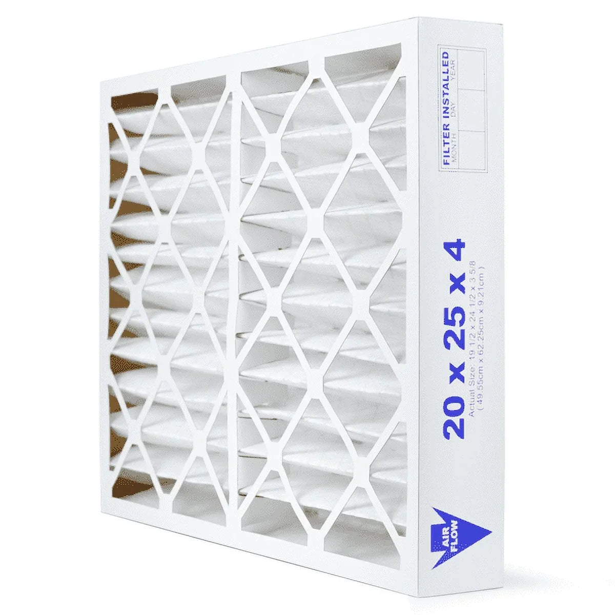 AIRx Filters 20x25x4 Air Filter MERV 13 Pleated HVAC AC Furnace Air Filter, Health 6-Pack, Made in the USizeA