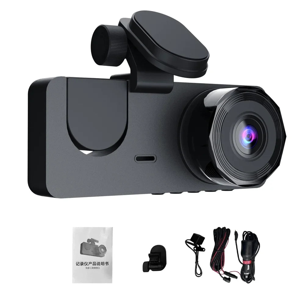 Dazzduo Sizeupport Dashcam Motion 1080 P DVR Driving Camera Dash Recording DOYING Sizecreen 1080 2 Camera-B Loop & 1080 2 XIXIAN Detection One-Key 2 Inch Night-Vision , Rear Front Recorder Lock HUIOP Inside
