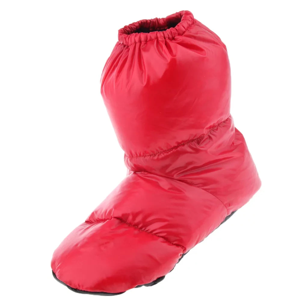 Duck Down Booties Camping Cabin Sizelippers Water Warm Long ,