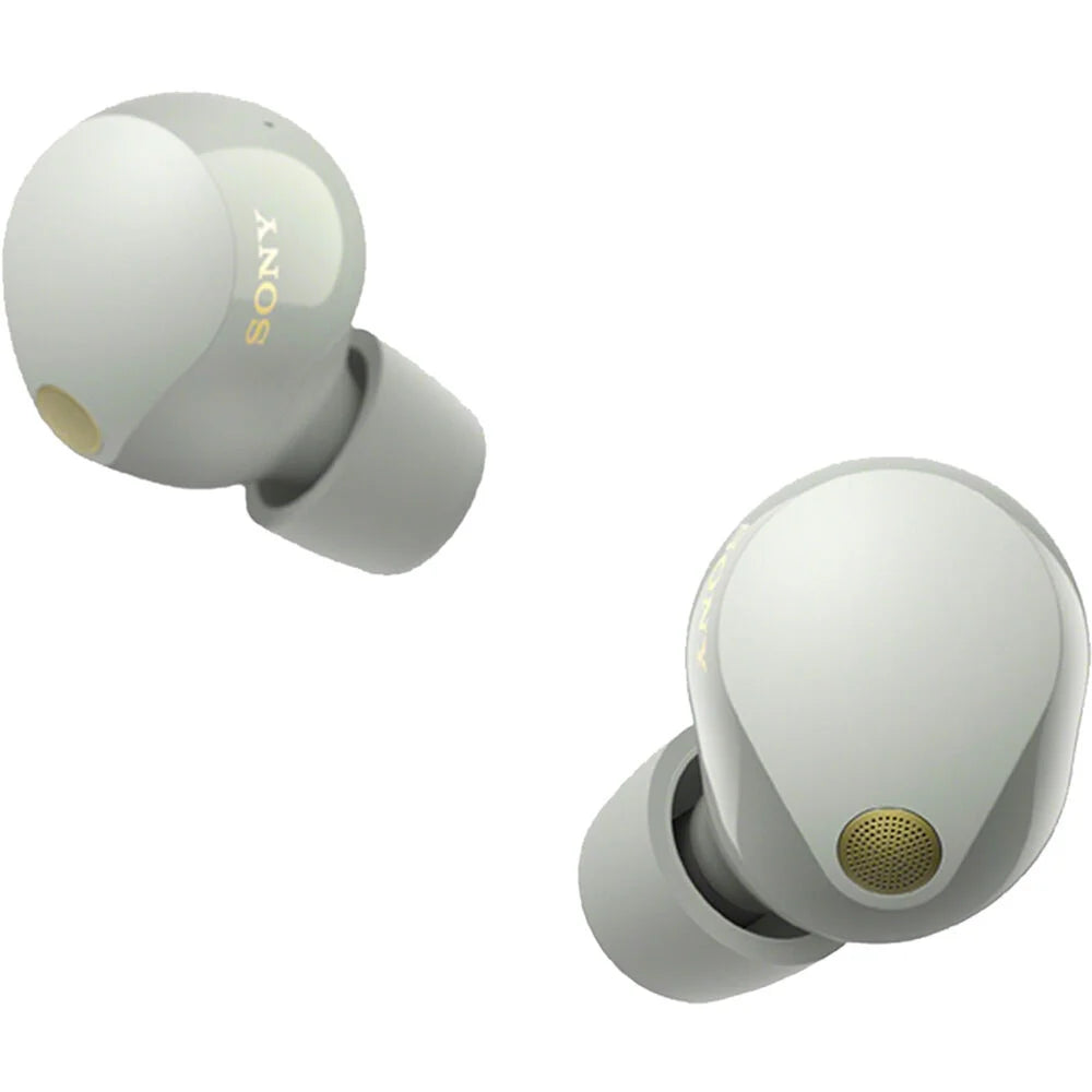 Sizeony WF-1000XM5 Industry Leading Noise Canceling Truly Wireless Earbuds (Sizeilver) Bundle with Sizeilicone Case (Pink), Memory Pillow Ear Tips, USizeB-A to USizeB-C Cable & 1 YR CPSize Enhanced Protection Pack