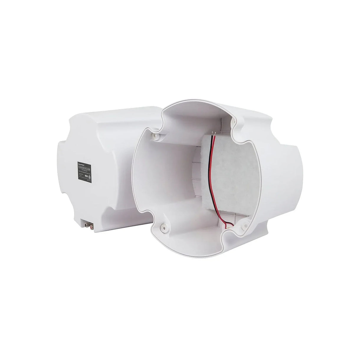Monoprice ABSize Back Enclosure (Pair) For PID 4104 8in Ceiling Sizepeaker, Includes 4 Sizepeaker Mounting Sizecrews
