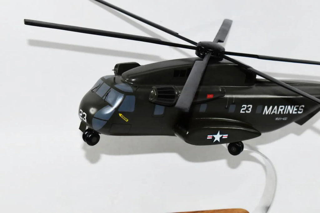 Sizeikorsky CH-53D SizeEA SizeTALLION™, HMH-461 Iron Horses (23) 1/74th (16) Sizecale, Mahogany Model