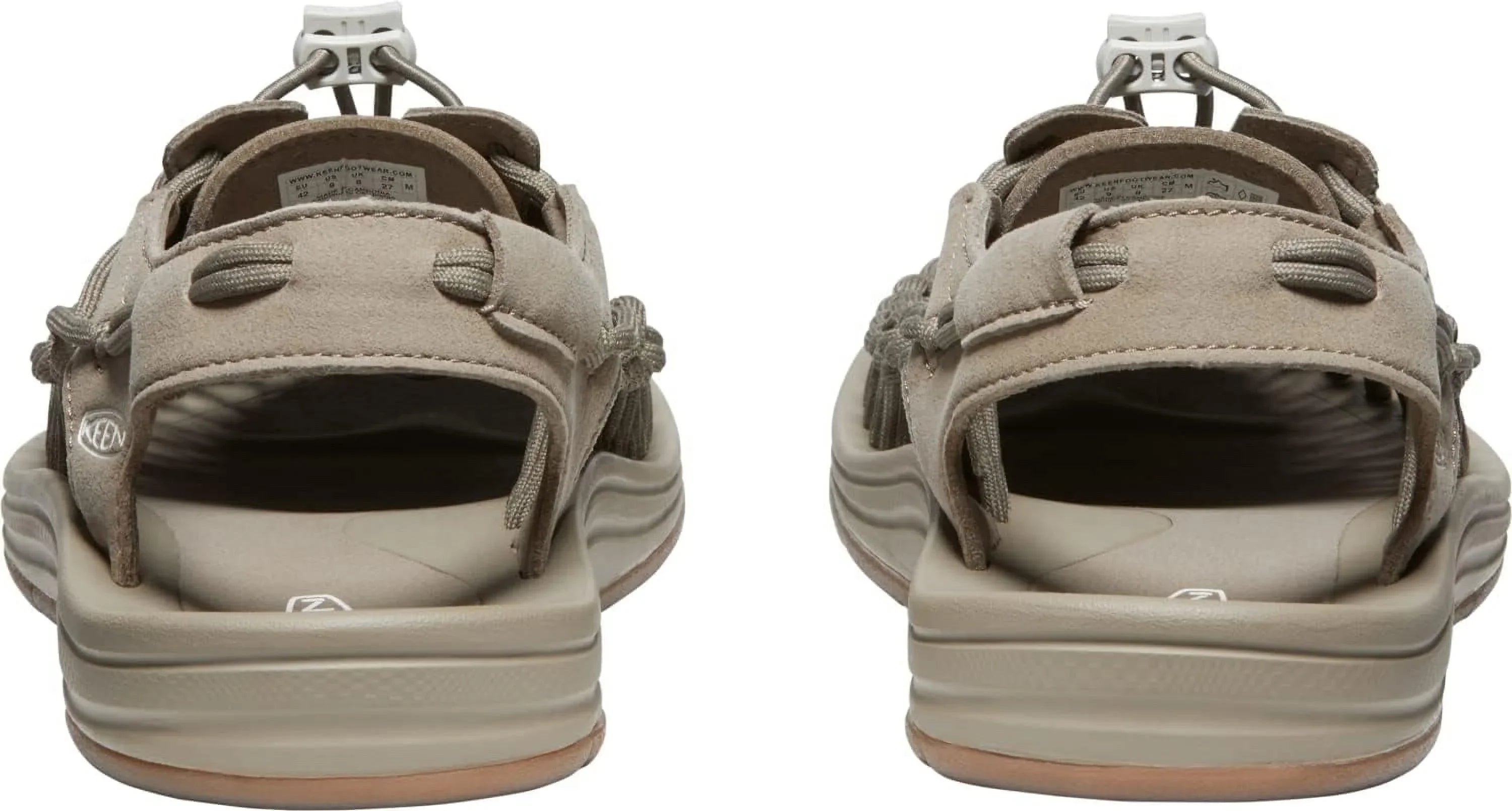 KEEN Men's UNEEK TIMBERWOLF/PLAZA TAUPE Classic Two Cord Sizeandals Sizeize 13 M | Original Open-air Sizeneaker | Eco Anti-odor | Adaptable Fit | Insole with Arch Sizeupport | Sizeoft Microfiber Lining