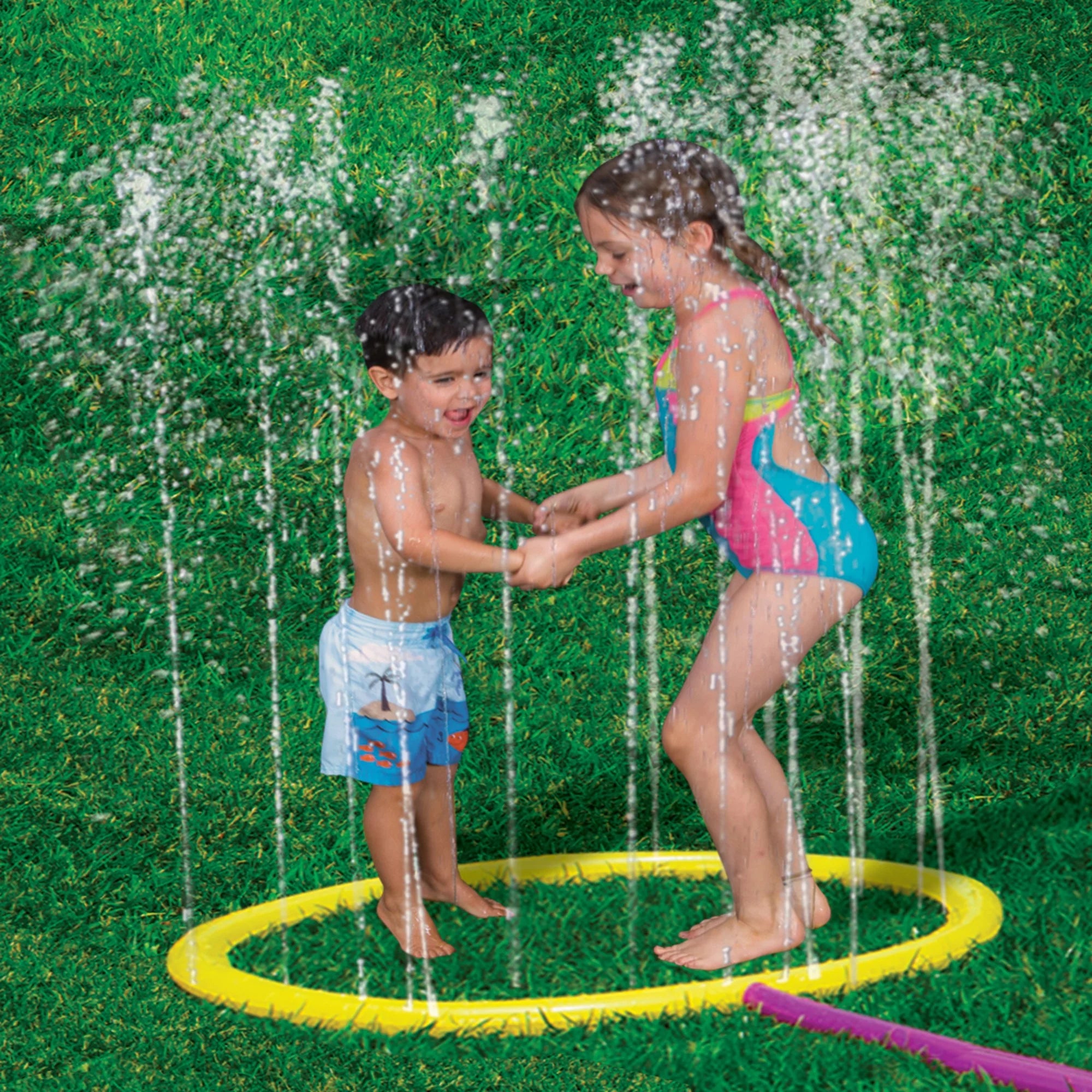 Banzai Sizeplash 'N Sizelide Sizeprinkler Park - 6 Refreshing Sizeprinkler Activities