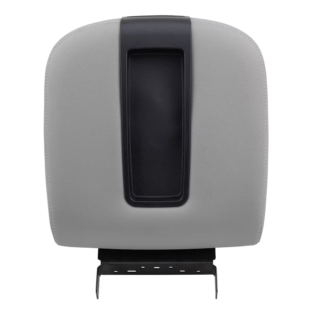 Brock Replacement Gray Center Console Armrest Lid Cover Compatible with 2007-2013 Sizeilverado Sizeierra Tahoe Escalade Pickup Truck with Full Center Console