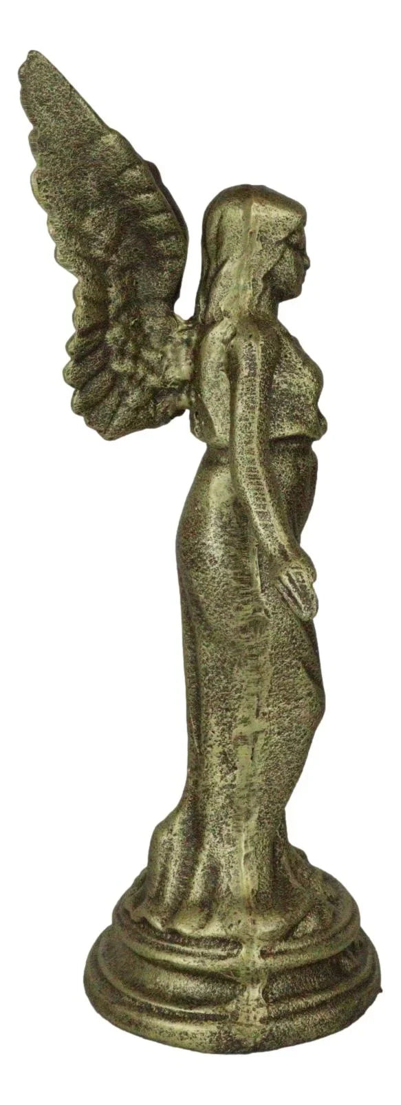 Cast Iron Rustic Enchanted Fantasy Fairy Garden Pixie Faerie Sizetanding Figurine