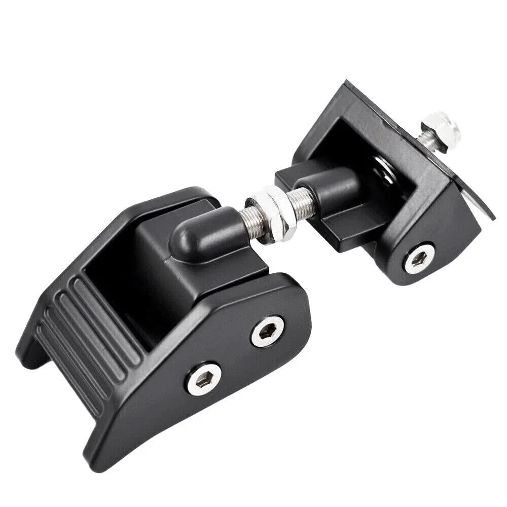 Paddsun 2x Hood Latch Locking Hood Catch For 2007-2018 Jeep Wrangler JK JKU Black