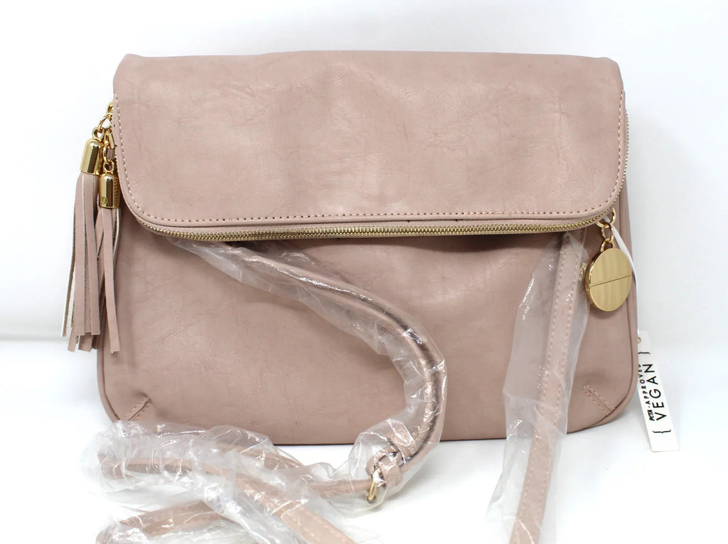 Mali + Lili Magnetic Closure Crossbody Mauve Purse