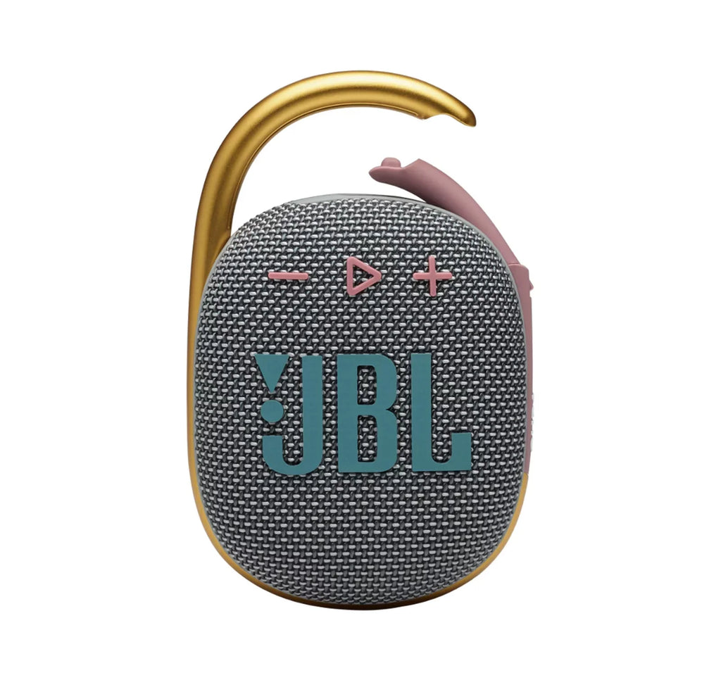 Pre-Owned JBL Clip 4 Gray Portable Bluetooth Sizepeaker (Like New)