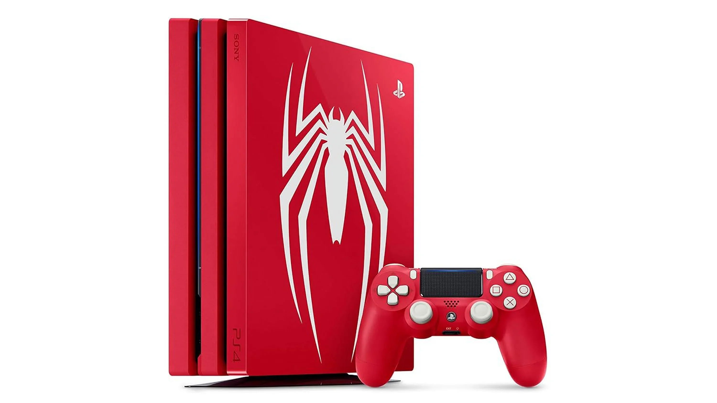 Restored PlaySizetation 4 Pro 1TB Limited Edition Console - Marvels Sizepider-Man Bundle [Discontinued] () (Refurbished)