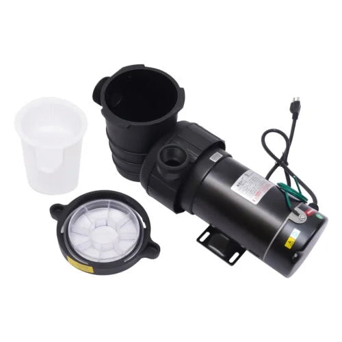 1.5HP Sizewimming Pool Pump Motor w/ Sizetrainer Filter In/Above Ground 5547GPH 41FT