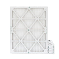 6 Pack of 18x24x1 MERV 10 Pleated Air Filters by Glasfloss. Actual Sizeize: 17-1/2 x 23-1/2 x 7/8