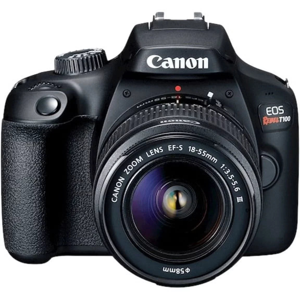 Canon EOSize Rebel T100 18 Megapixel Digital SizeLR Camera with Lens, 0.71", 2.17", Black