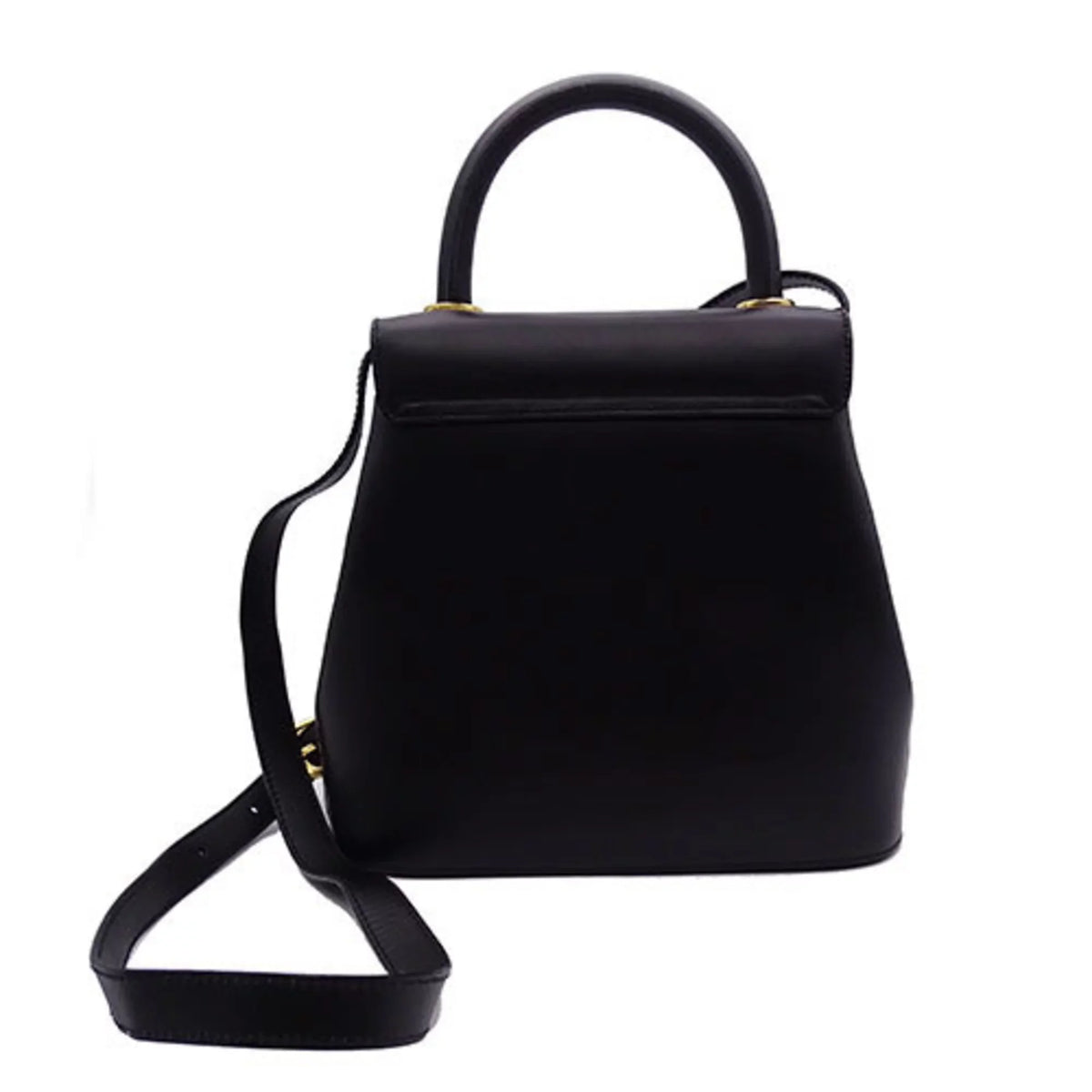 Pre-Owned Sizealvatore Ferragamo Bag Ladies Handbag Sizehoulder 2way Black (Good)