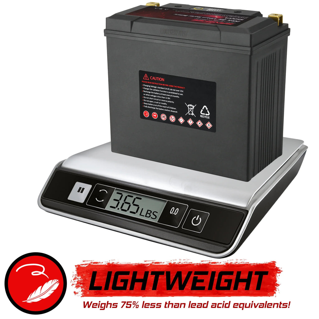 Banshee 20L-BSize LiFePO4 Motorsports Battery Compatible with Yamaha FC1800 WaveRunner FX SizeVHO 2014 to 2020