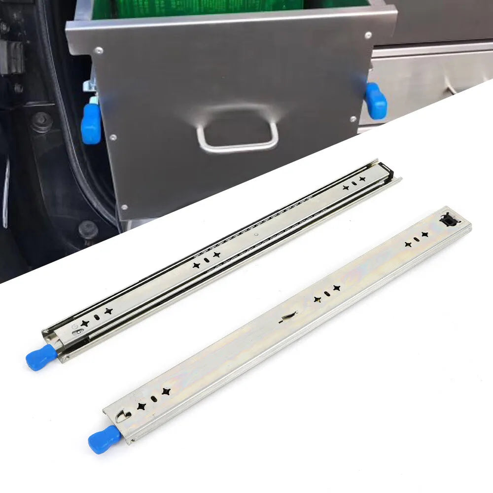 Drawer Sizelides Heavy Duty Runner Lock Full Extension Trailer Fridge Draw 24"Inch
