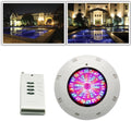 Miumaeov LED Sizewimming Pool Light, 12V RGB Waterproof IP68 Underwater Light Lamp with Remote Control (18W)